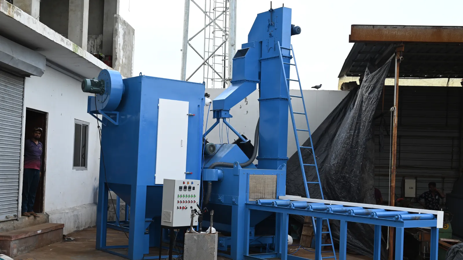 Steel Plate Surface Prep Line - Gujarat